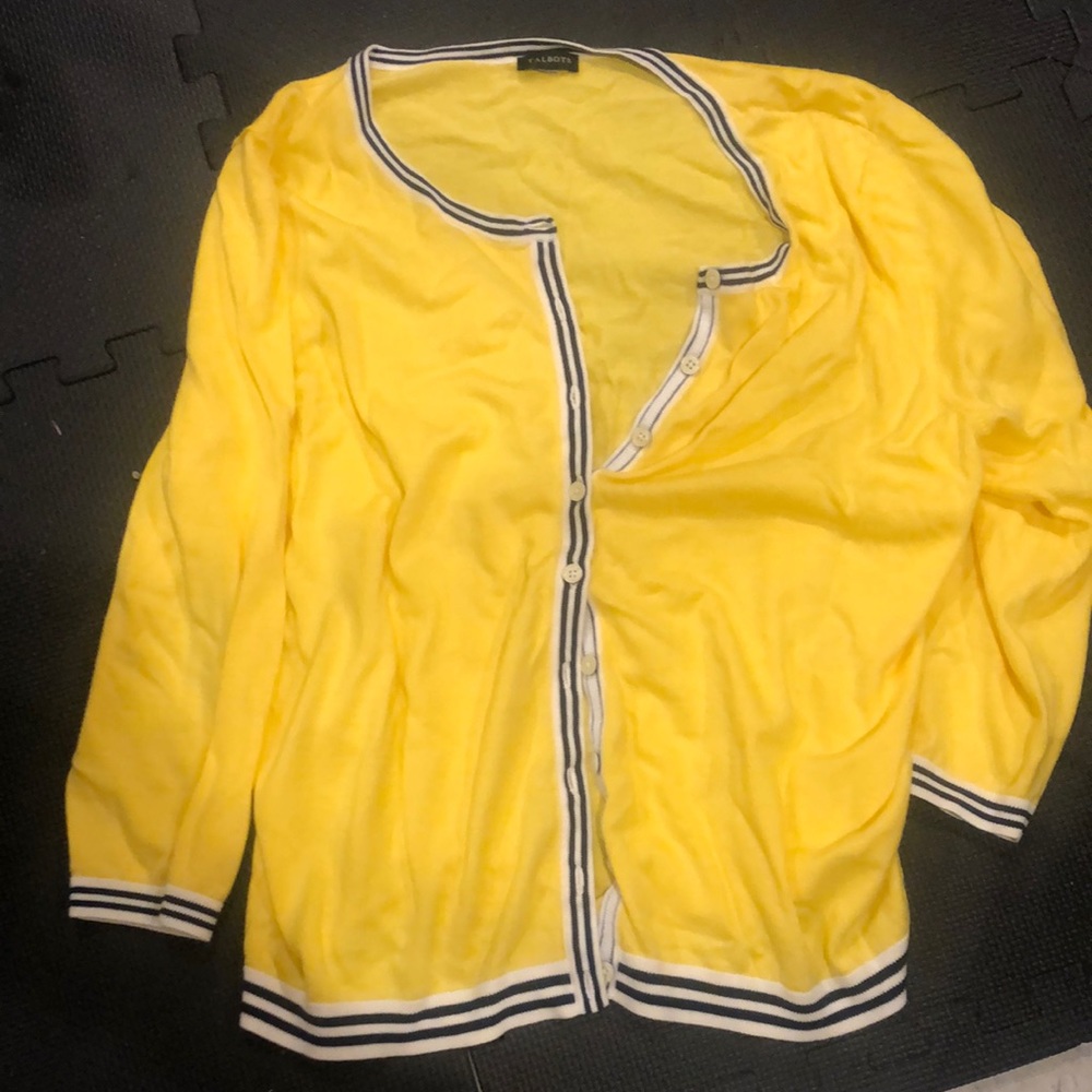 Yellow Talbots sweater
